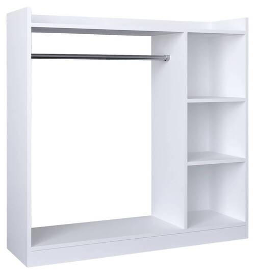 REGAL Weiß  - Weiß, MODERN, Holzwerkstoff (124/120/35cm) - MID.YOU