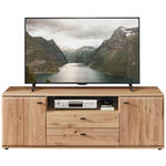 LOWBOARD  165/58/50 cm 2 Schublade(n) Typenauswahl, Beimöbel erhältlich, stehend  - Anthrazit/Eschefarben, Natur, Holz/Holzwerkstoff (165/58/50cm) - Cantus