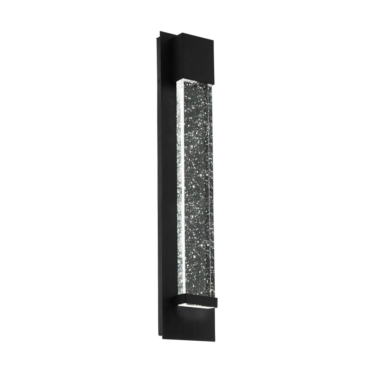 VÄGGLAMPA FÖR UTOMHUS - klar/svart, Design, metall/glas (12/40/7cm) - Eglo