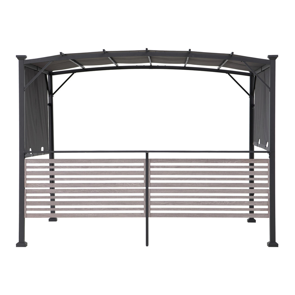 PERGOLA 300/227/270 cm   - Anthrazit/Grau, Basics, Textil/Metall (300/227/270cm) - Modante