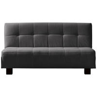 SCHLAFSOFA in Textil Anthrazit  - Anthrazit/Schwarz, Design, Textil/Metall (165/92/102cm) - Novel