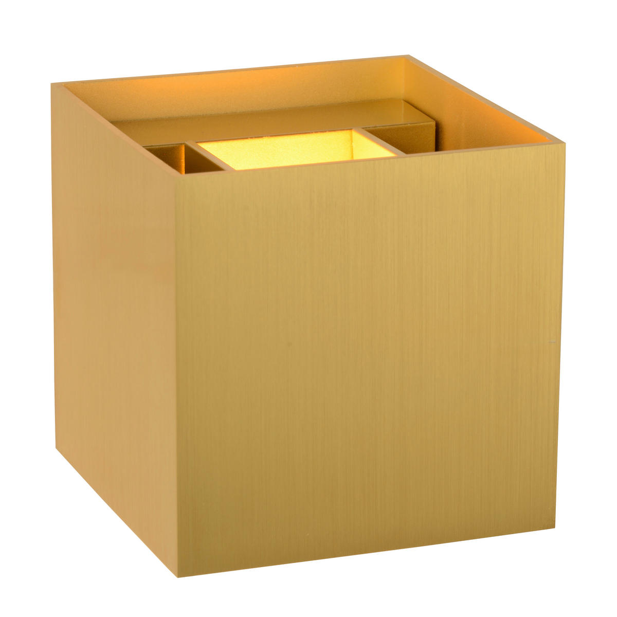 LED-WANDLEUCHTE - Goldfarben, Design, Metall (9.7/9.7/9.7cm) - Lucide