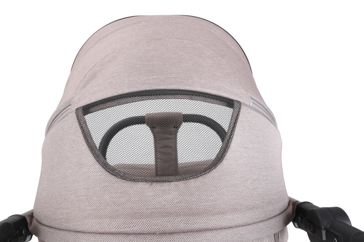 BUGGY  - Taupe/Schwarz, Basics, Textil/Metall - Jimmylee