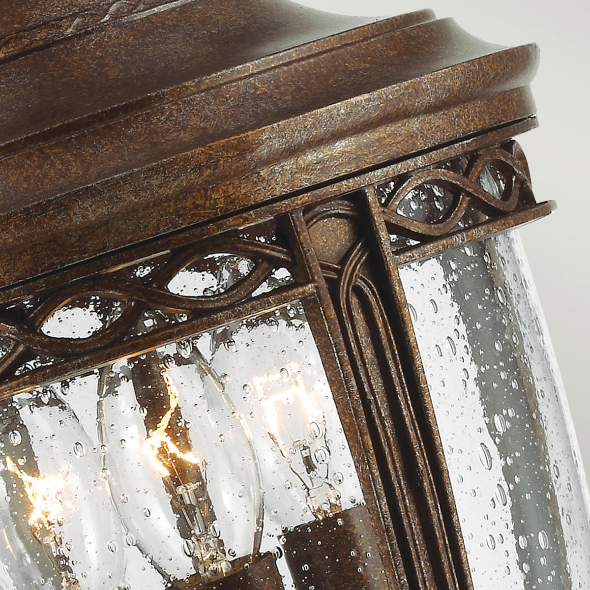 AUSSENHÄNGELEUCHTE - Bronzefarben, Basics, Glas/Metall (21.6/58cm) - Elstead Lighting
