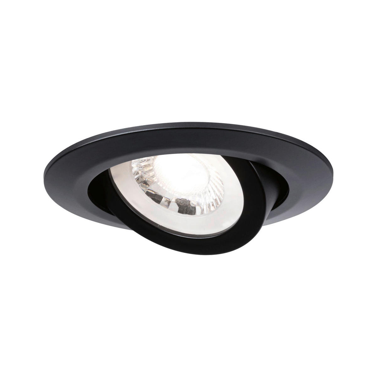 DECKENSTRAHLER 8,2 cm  - Schwarz, Basics, Kunststoff (8,2cm) - Paulmann