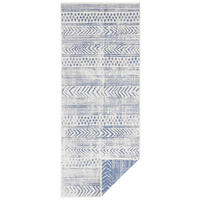 LÄUFER 80/350 cm Twin Supreme  - Blau/Creme, Design, Kunststoff (80/350cm)