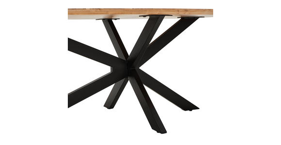 ESSTISCH - Schwarz/Akaziefarben, LIFESTYLE, Holz (200/100/76cm) - Landscape