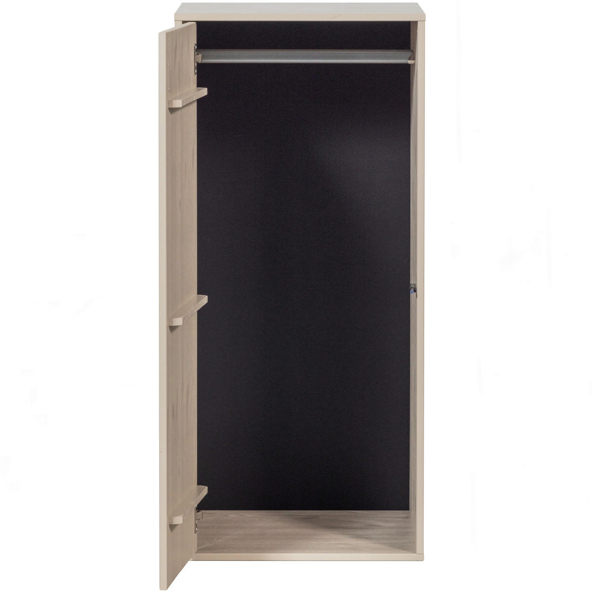 DREHTÜRENSCHRANK 50/110/58 cm,  in Grau, 1-türig  - Grau, Design, Holz (50/110/58cm) - Livetastic