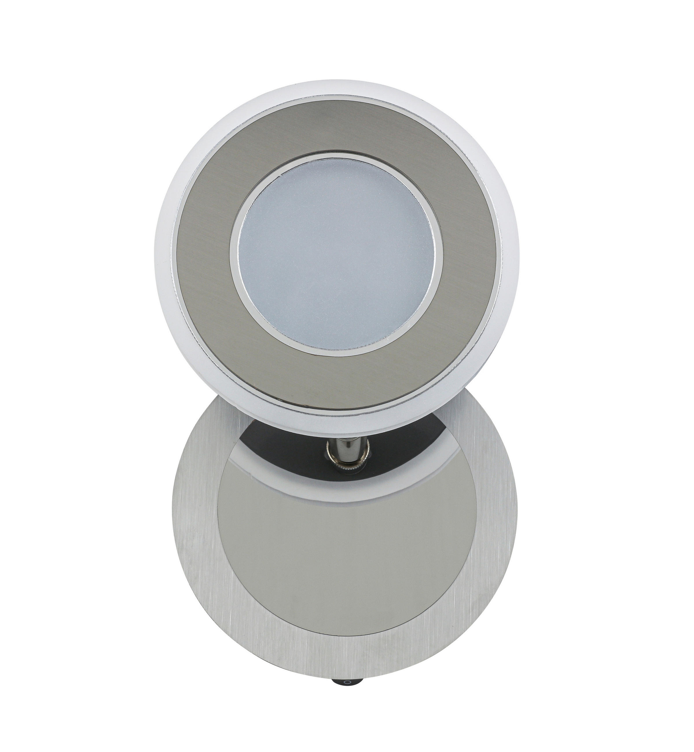 LED-SPOTLIGHT 12/9,5/19,4 cm   - kromfärg/nickelfärgad, Design, metall/plast (12/9,5/19,4cm) - Novel