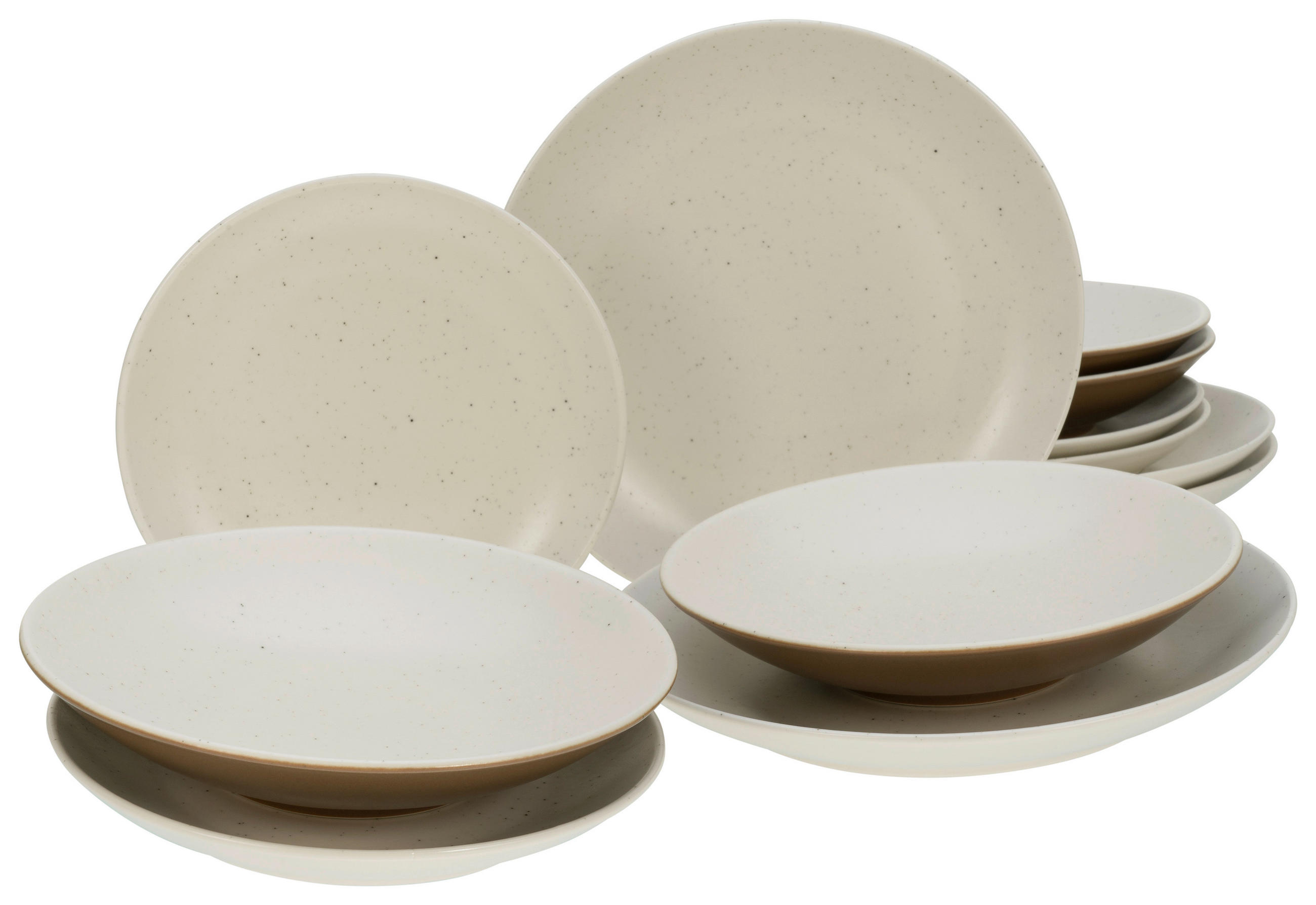 TAFELSERVICE Multicolor 12-teilig  - Multicolor, Trend, Keramik (27cm) - Creatable