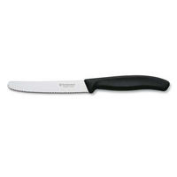 TOMATENMESSER Swiss Classic  - Silberfarben/Schwarz, Basics, Kunststoff (24/10/4cm) - Victorinox