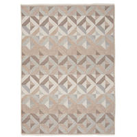 PLOCHO TKANÝ KOBEREC, 120/170 cm, sivá, béžová - sivá/béžová, Lifestyle, textil (120/170cm) - Novel