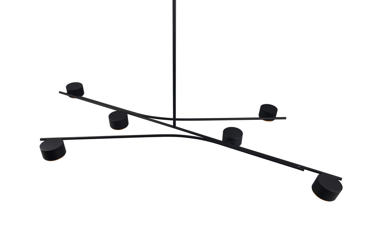 HÄNGELEUCHTE Coda 143,5/82/180 cm   - Messingfarben/Goldfarben, Design, Metall (143,5/82/180cm) - Trio Leuchten