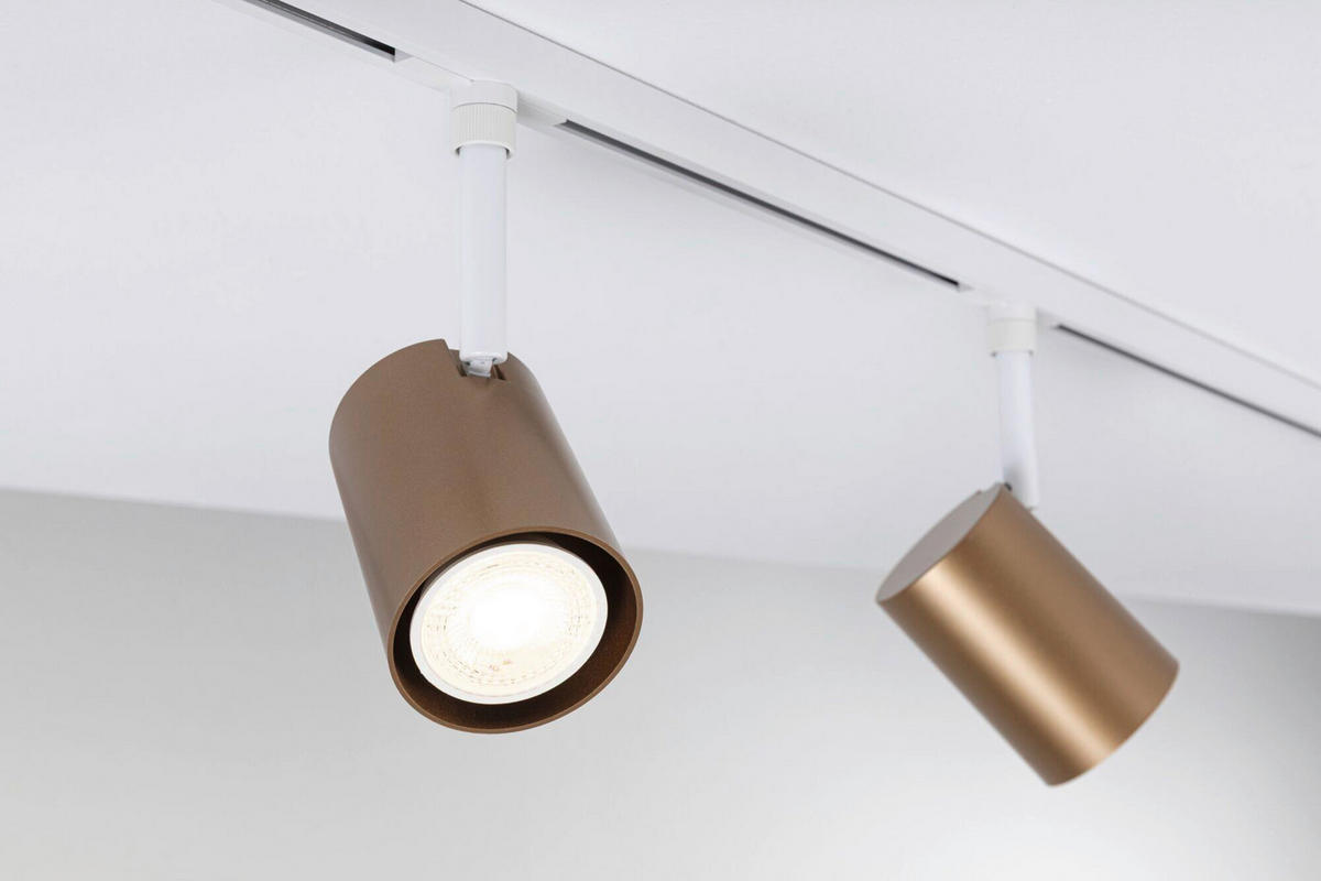 SCHIENENSYSTEM-STRAHLER URail 6,5/14,5 cm  - Weiß, Design, Metall (6,5/14,5cm) - Paulmann