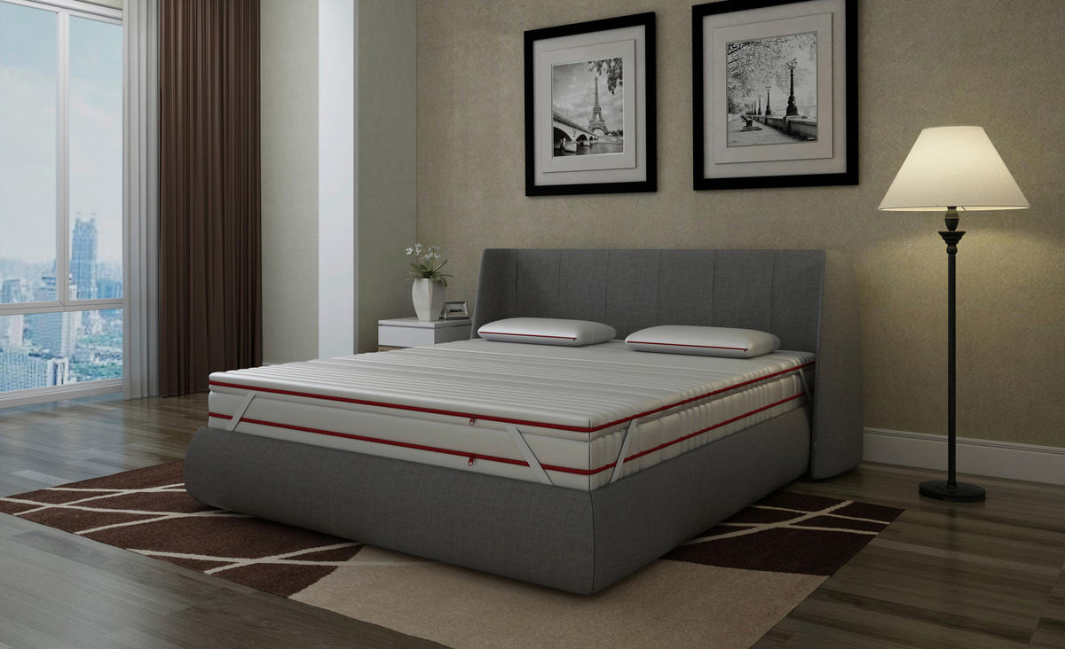 MATRATZENSET 100/200 cm  - Weiß, Basics, Textil (100/200cm) - Chameo