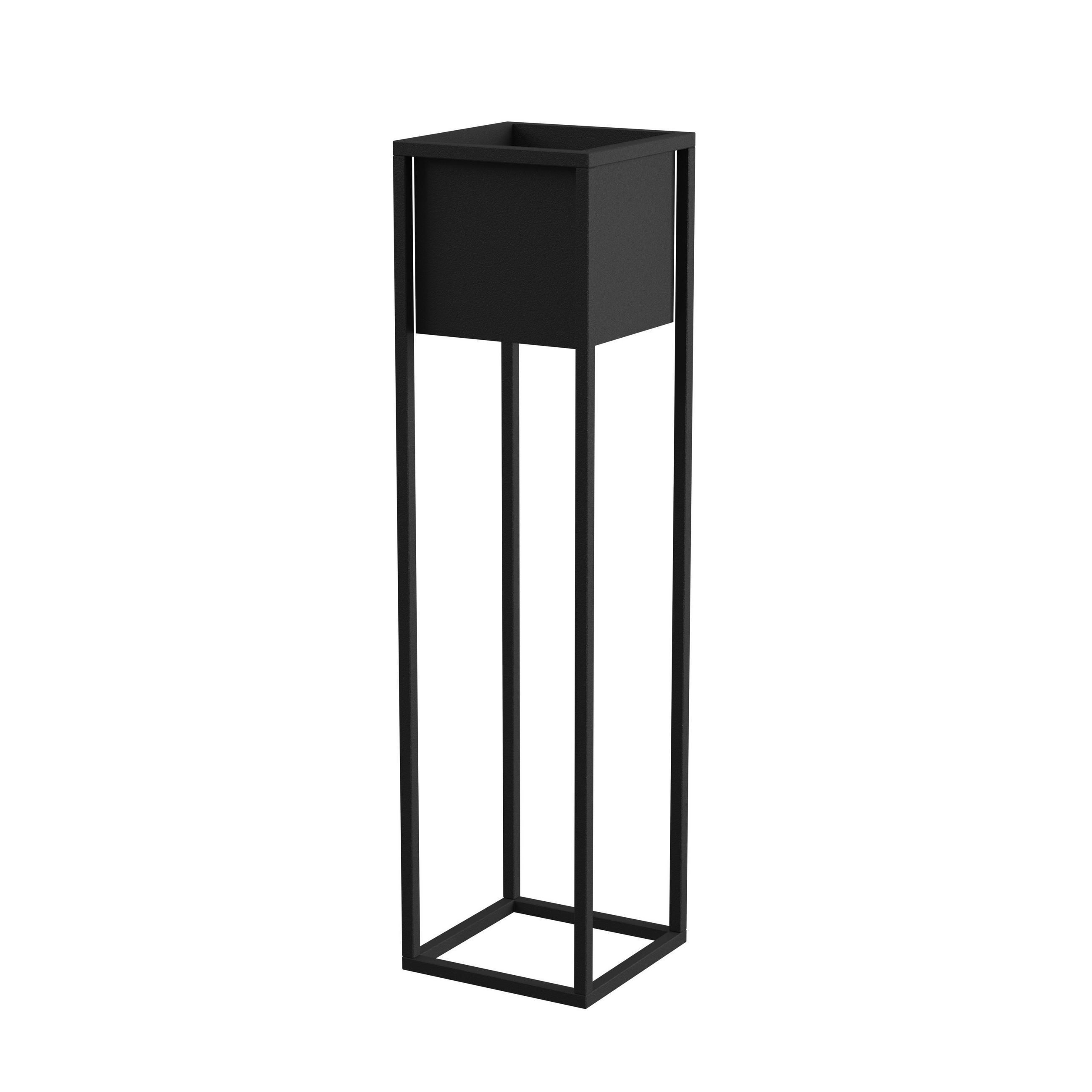 BLUMENSTÄNDER in Metall  - Schwarz, Basics, Metall (23/90/23cm)