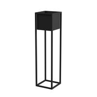 BLUMENSTÄNDER Metall  - Schwarz, Basics, Metall (23/90/23cm)