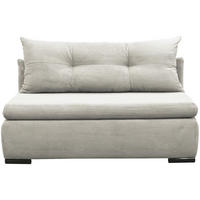 SCHLAFSOFA  mit Liegefunktion Cord Weiß  - Schwarz/Weiß, Design, Kunststoff/Textil (154/93/85cm) - MID.YOU