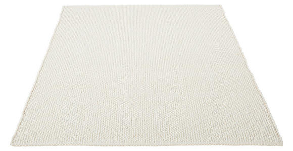 HANDWEBTEPPICH 130/190 cm  - Weiß, Basics, Textil (130/190cm) - Linea Natura