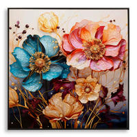LEINWANDBILD Blumen  - Basics, Holz/Textil (82/82/4cm)