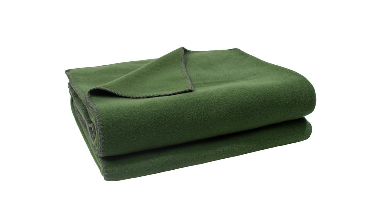 FLEECEDECKE zoeppritz since 1828 160/200 cm  - Jadegrün/Grün, Basics, Textil (160/200cm) - Zoeppritz