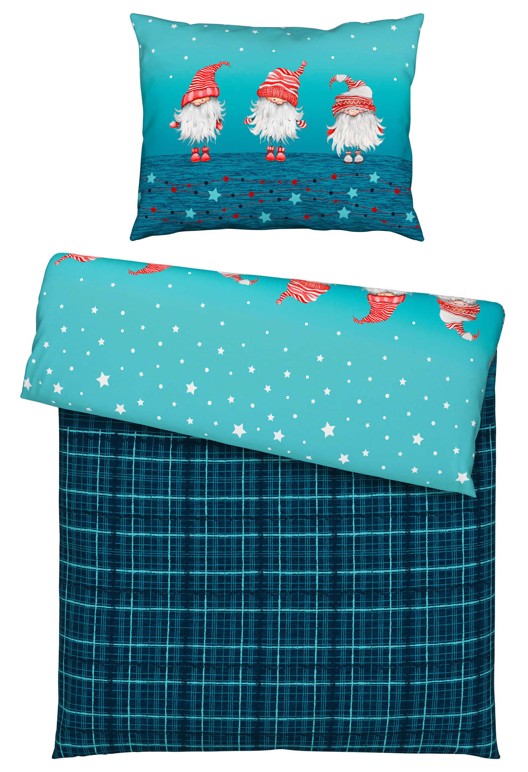 Esposa POSTEĽNÁ BIELIZEŇ, flanel, modrá, 140/200 cm