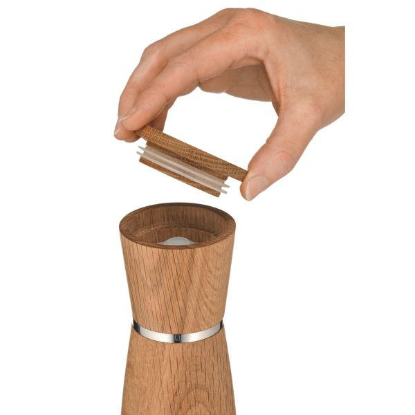 SALZ- UND PFEFFERSTREUER   17,90 cm - Braun, Basics, Glas/Holz (17,90cm) - WMF