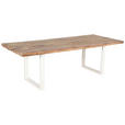 TISCHGESTELL in Metall 80/40/73 cm - Creme, Design, Metall (80/40/73cm) - Landscape