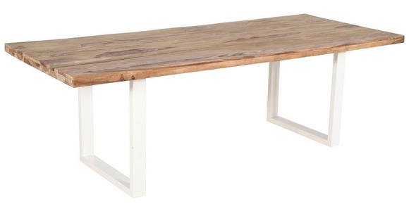 TISCHGESTELL in Metall 80/40/73 cm - Creme, Design, Metall (80/40/73cm) - Landscape