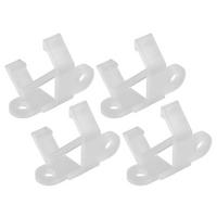 KONCOVKA NA KOĽ. SYSTÉM - priehľadné, Basics, plast (2,7/1,9cm)