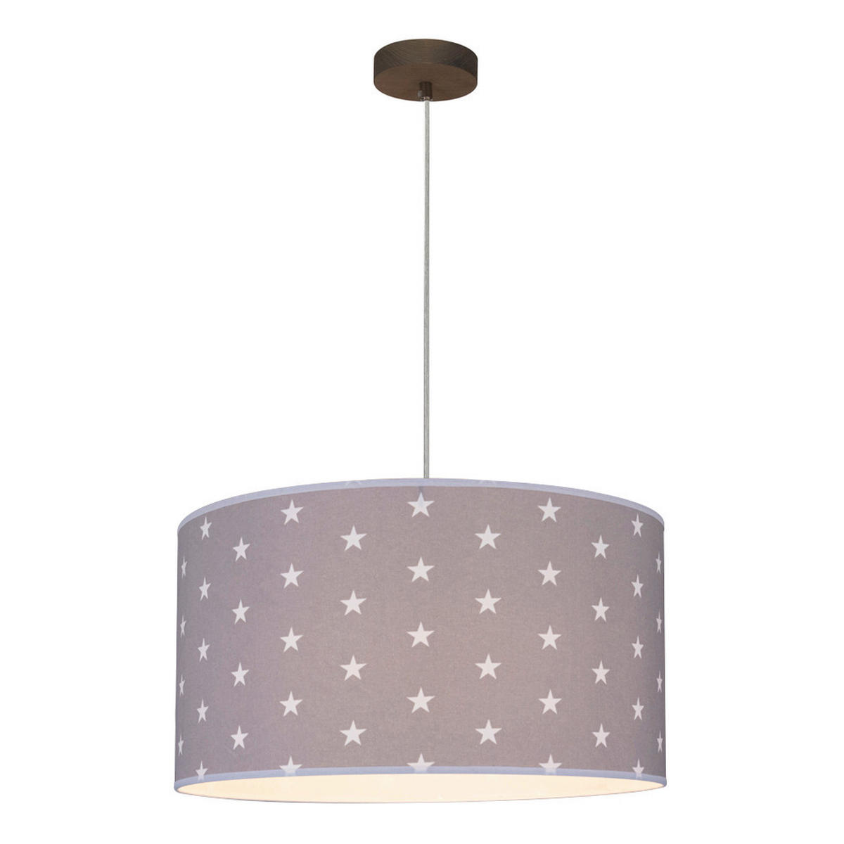 HÄNGELEUCHTE 93851371 FIETE 45/45/125 cm  - Grauweiß, Design, Textil (45/45/125cm)