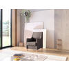 SESSEL in Flachgewebe Dunkelbraun  - Eichefarben/Dunkelbraun, KONVENTIONELL, Holz/Textil (70/93/75cm) - Sit & More