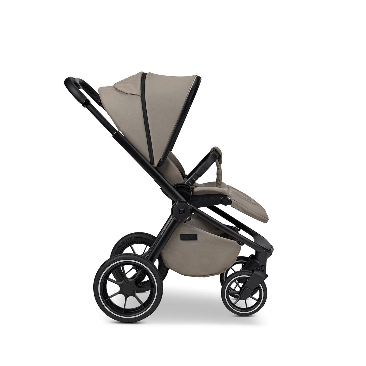 KOMBINIRANA DJEČJA KOLICA  Resea+  - boje blata/crna, Basics, tekstil (98.5/58/122cm) - Moon