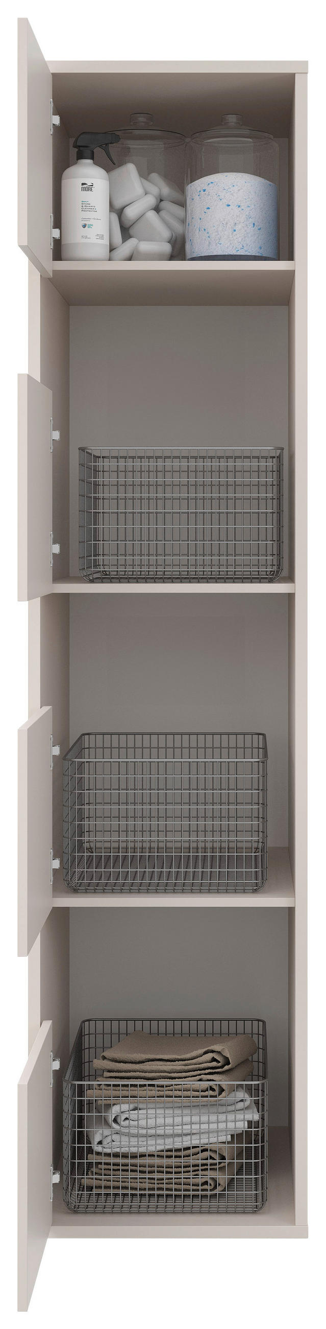 MEHRZWECKSCHRANK 50/210/67,5 cm  in Kaschmir  - Kaschmir, Basics, Holzwerkstoff (50/210/67,5cm) - Xora