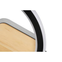 LED-TAKLAMPA Memphis 19 W 30/6 cm  - vit/svart, Lifestyle, metall/trä (30/6cm) - Novel
