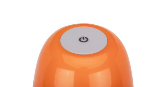 AKKU-TISCHLEUCHTE Santa Ana 11/34,6 cm  - Orange, Trend, Metall (11/34,6cm) - Novel