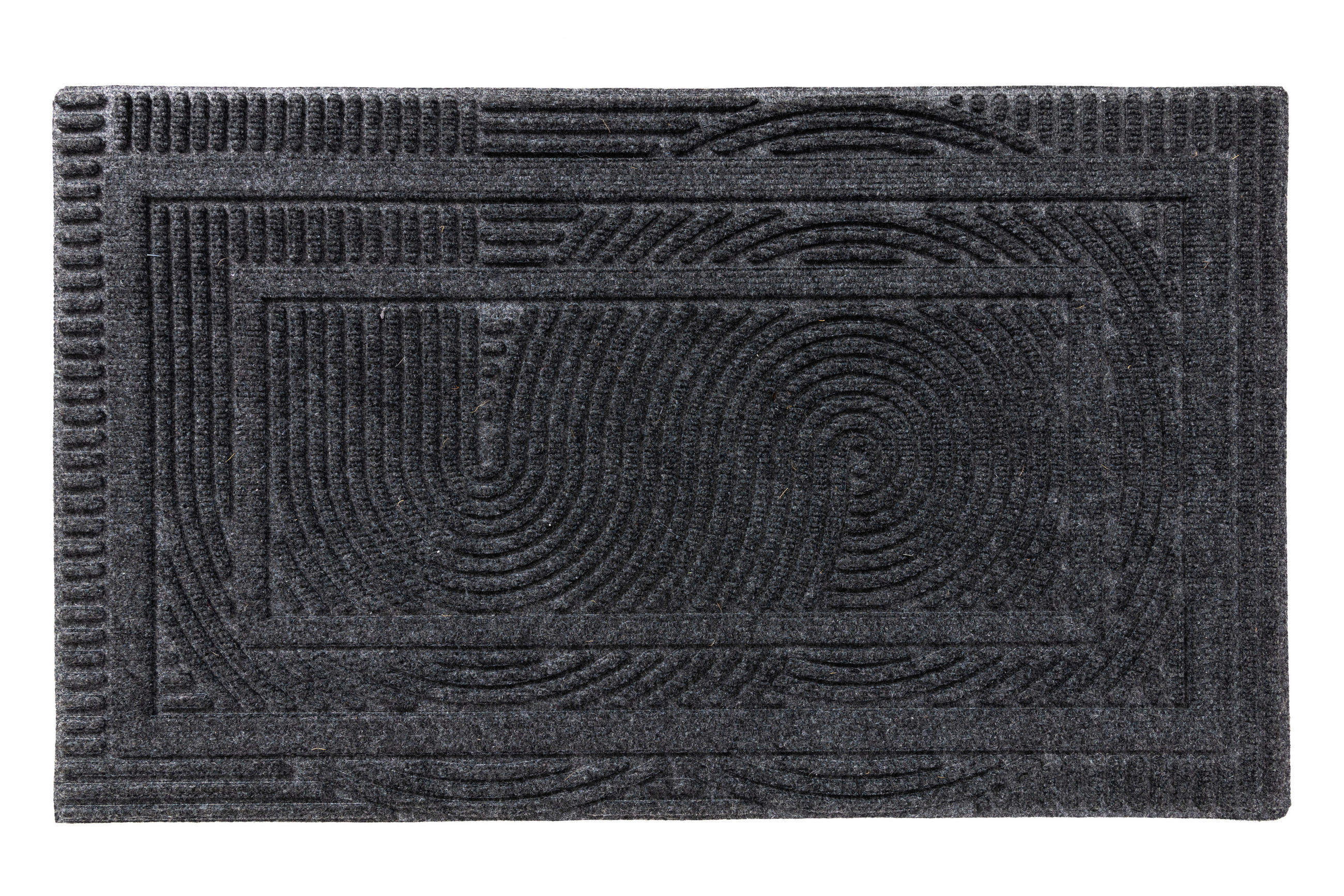 FUßMATTE  45/75 cm  Grau  - Grau, Design, Kunststoff/Textil (45/75cm) - Esposa