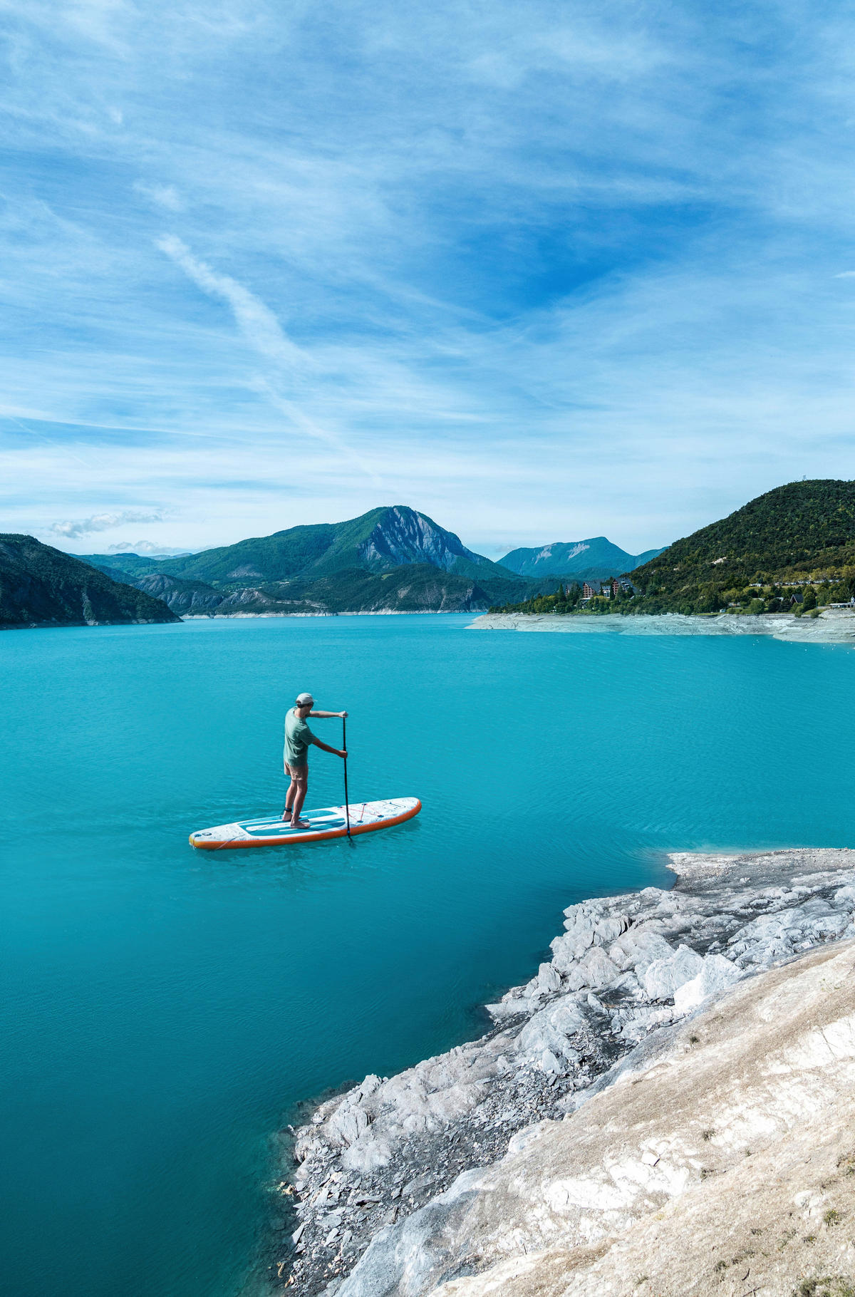 STAND-UP PADDLE BOARD AQUA MARINA PA-25T320  - Blau, Trend, Kunststoff (320/81/15cm)