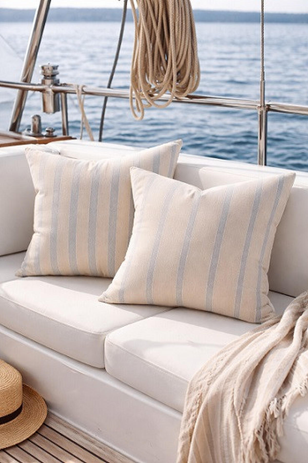 OKRASNA BLAZINA  AMIRAL    40/40 cm         - večbarvno, Basics, tekstil (40/40cm)