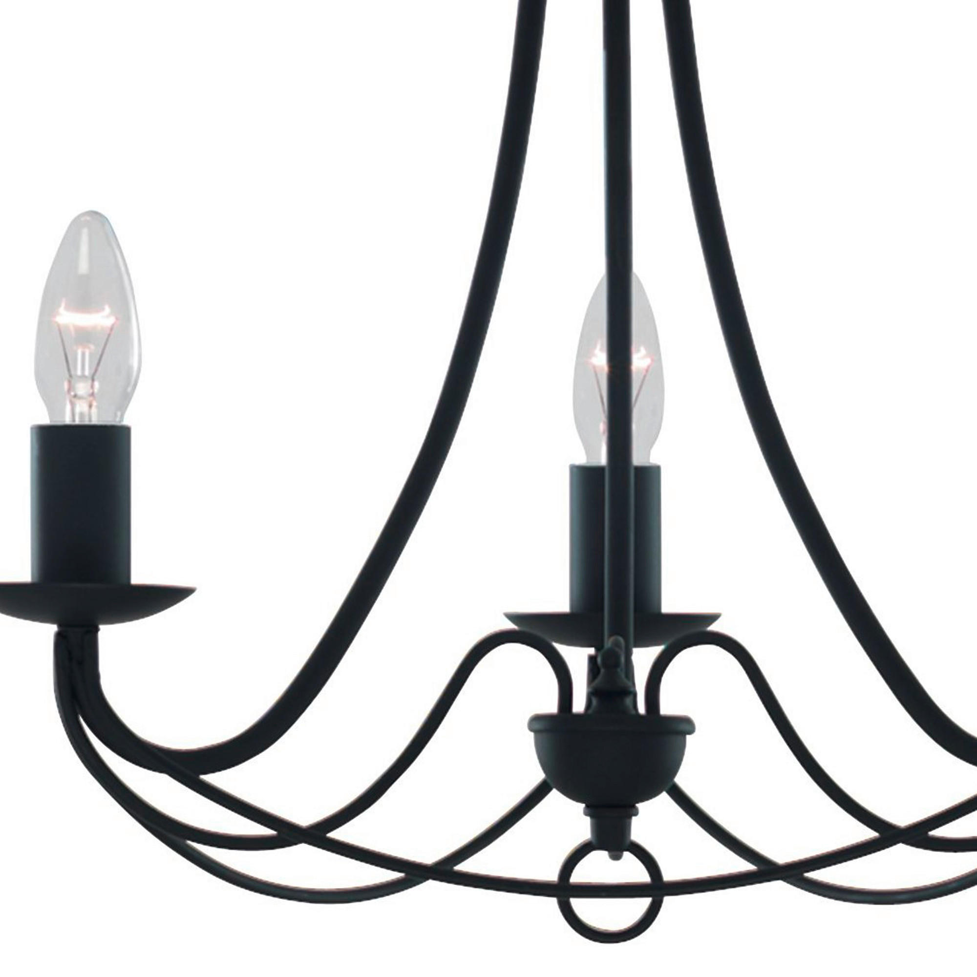 KRONLEUCHTER Maypole 46/100 cm   - Schwarz, LIFESTYLE, Metall (46/100cm)