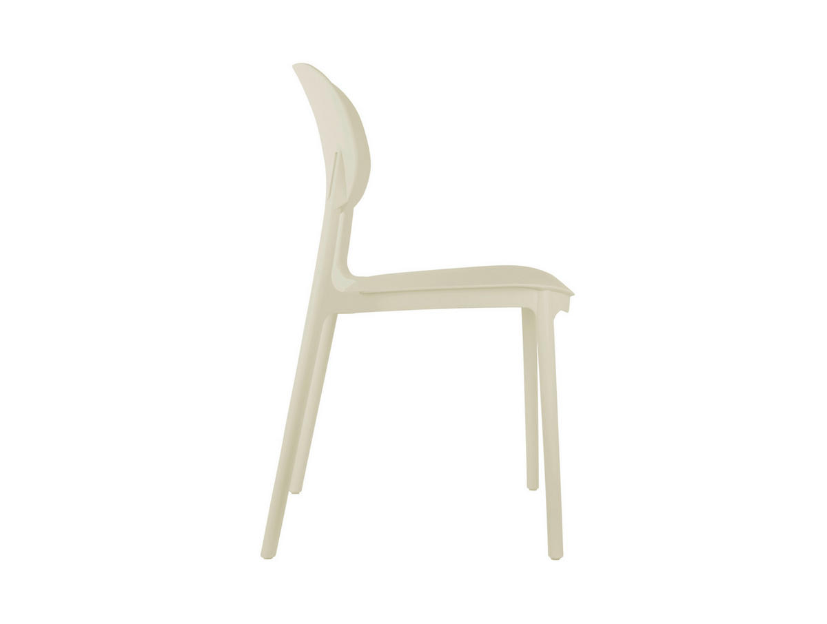 STUHL Weiß  - Weiß, Basics, Kunststoff (49/81,5/42cm) - Leitmotiv