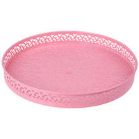 SERVIERTABLETT 31/3,75 cm    - Pink, Trend, Metall (31/3,75cm) - Ambia Home