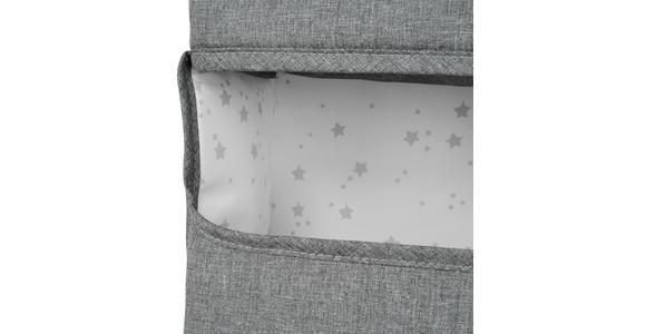 AUFBEWAHRUNGSBOX    69,5/14/50,5 cm  - Weiß/Grau, Basics, Kunststoff/Textil (69,5/14/50,5cm) - My Baby Lou