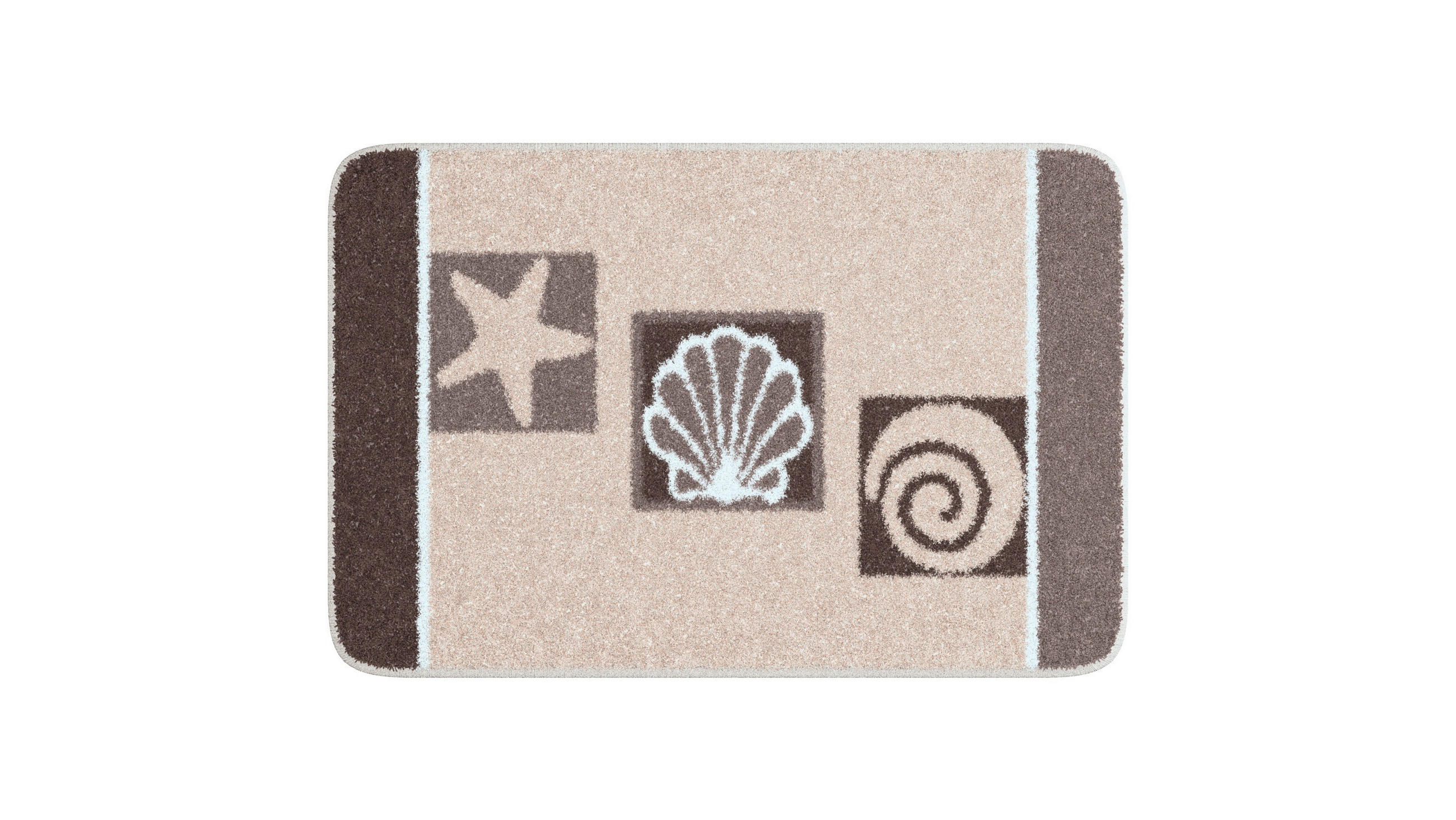 BADEMATTE Taupe 60/90 cm  - Taupe, Basics, Kunststoff/Textil (60/90cm) - Grund