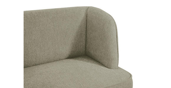 SITZBANK 185/91/66 cm Webstoff Schwarz, Hellgrün  - Schwarz/Hellgrün, Design, Textil/Metall (185/91/66cm) - Novel