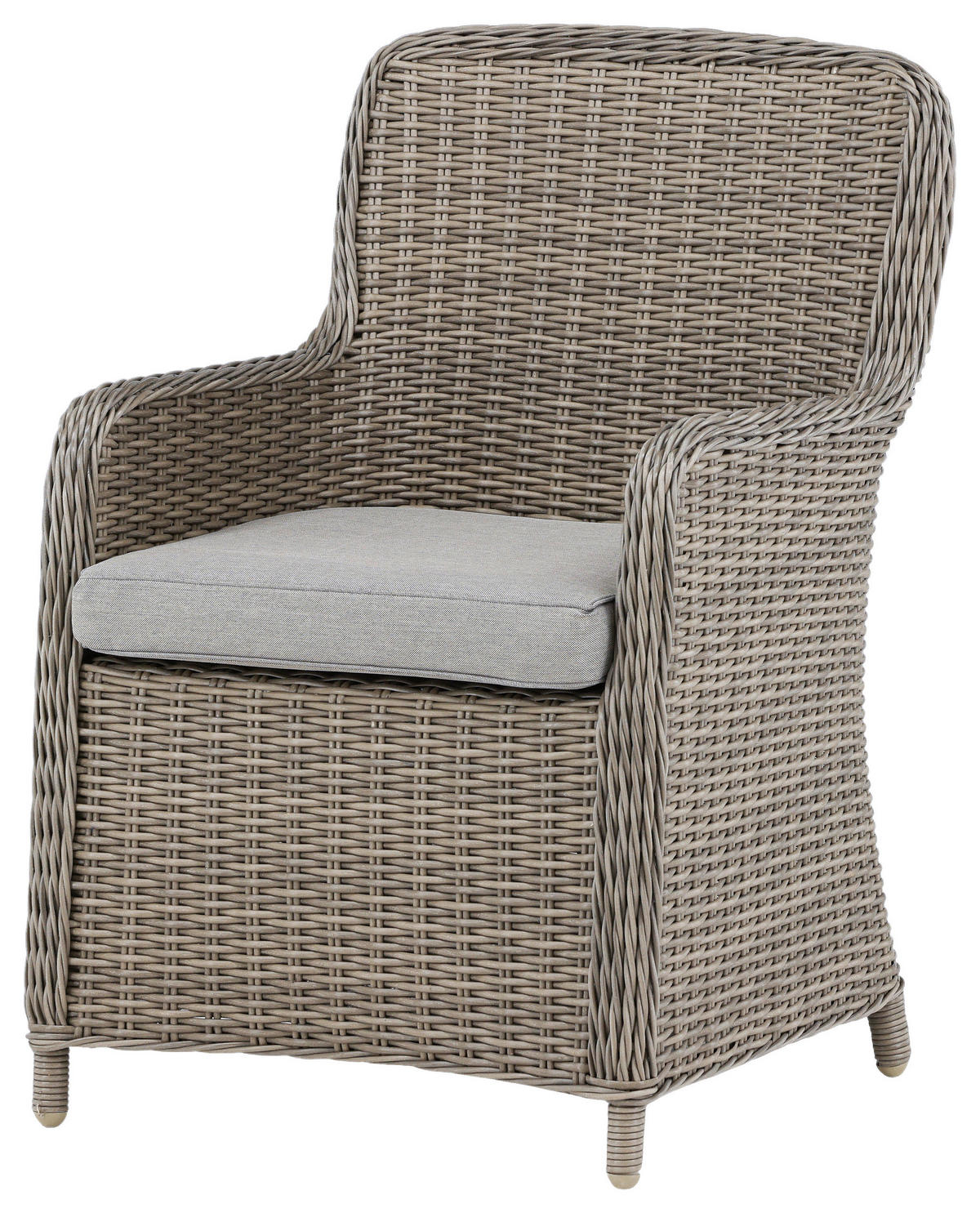 GARTENSTUHL-SET Stahl Braun  - Braun, KONVENTIONELL, Kunststoff/Textil (62/94/66cm) - Gardenson