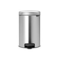 ABFALLEIMER NEW ICON 12 L  - Silberfarben, Basics, Kunststoff/Metall (25.1/41.1/33.8cm) - Brabantia