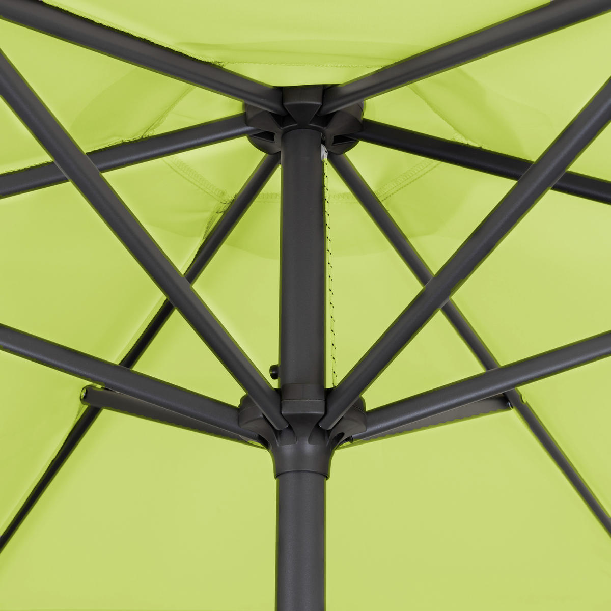 SONNENSCHIRM 180 cm Grün  - Anthrazit/Grün, Design, Textil/Metall (180/180cm) - Doppler