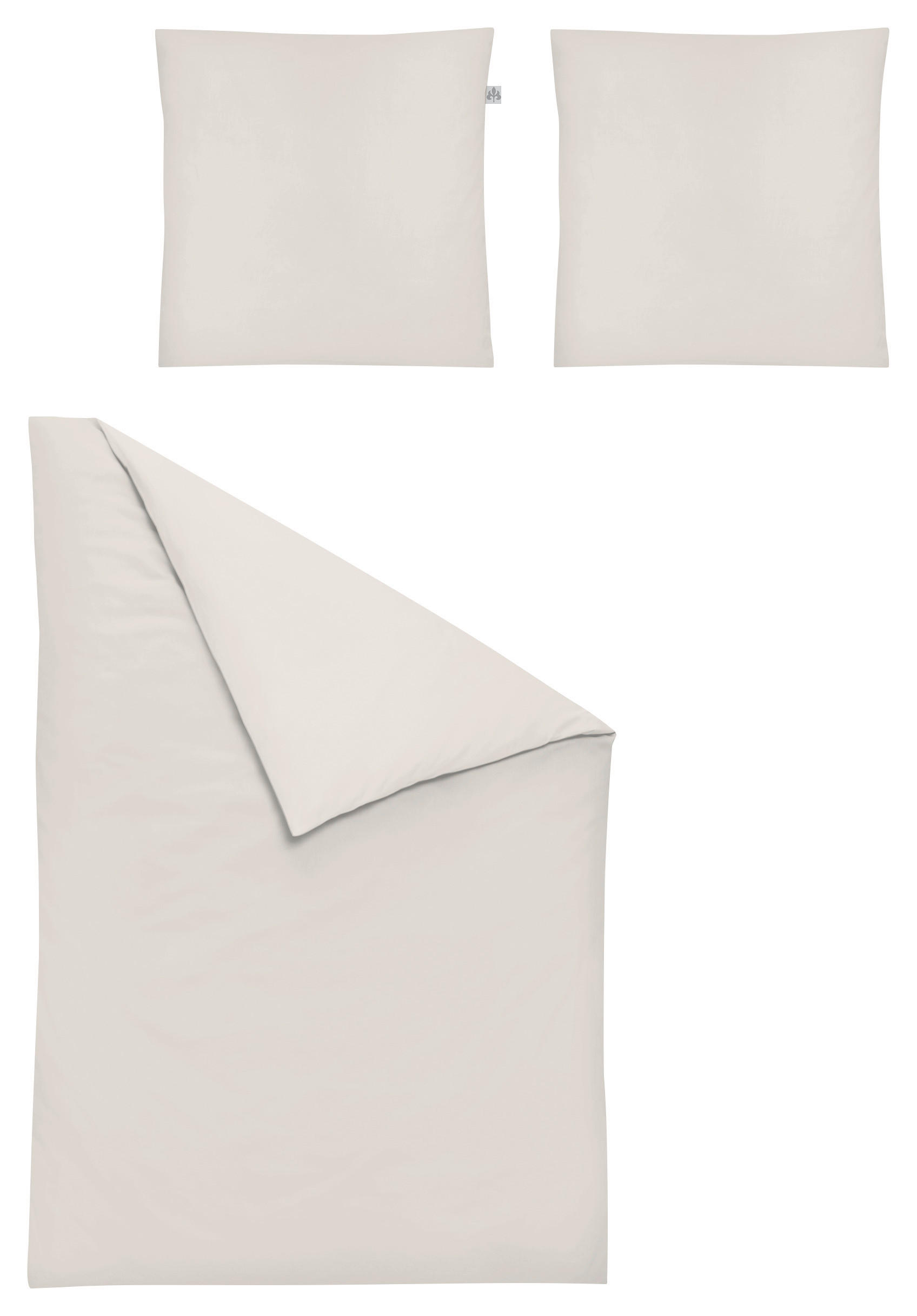 BETTWÄSCHE Biber 135/200 cm  - Ecru, KONVENTIONELL, Textil (135/200cm)