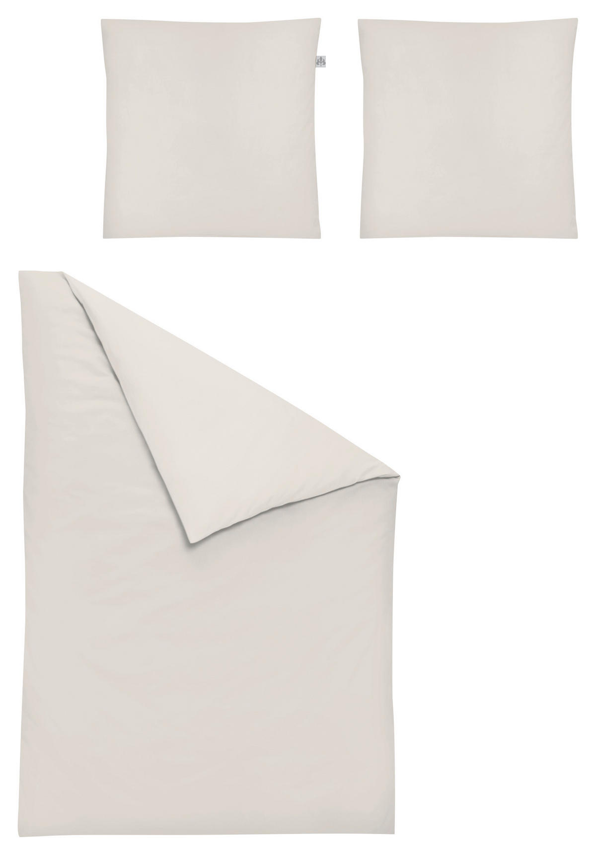 BETTWÄSCHE Biber 135/200 cm  - Ecru, KONVENTIONELL, Textil (135/200cm) - Irisette